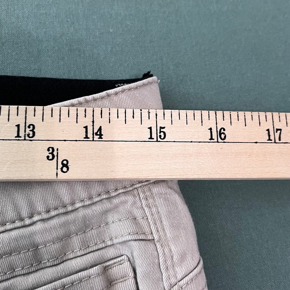 Democracy Ab Technology‎ Skinny Jeans Womens 8 Beige Denim Mid Rise Stretch - Picture 11 of 12